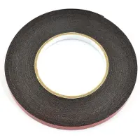 LechPol Dubbelzijdige Schuim Montagetape Zwart 1x10mm 10m