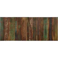 vidaXL Hoofdbord 200 cm massief gerecycled hout meerkleurig