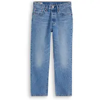 Levi's Jeans '501 Crop' blauw denim