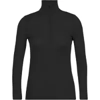 Icebreaker Ondershirt Women 175 Everyday LS Half Zip Black-XL