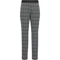 Comma Leggings zwart / wit