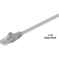 Microconnect V-UTP510VP, 10 meter, Cat5e, U/UTP (UTP), RJ-45, RJ-45, grijs