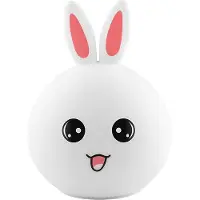 Tracer BUNNY LED RGB siliconen nachtlampje | 11,5 cm
