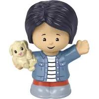 Fisher-Price Little People Woman with Puppy, 1 jaar, Meerkleurig