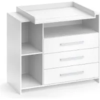 Vicco Oskar Commode – 113 x 100 cm met laden Wit