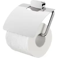 Geesa Toiletrolhouder Topaz Met Klep Chroom