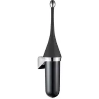 Marplast Colored wandtoiletborstel, ABS, zwart mat