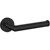 Sanilux Toiletrolhouder Rogers Rond Mat Zwart