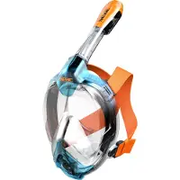 Seac Snorkelmasker - Libera - Blauw/Oranje - - XS/S - Duikmaskers