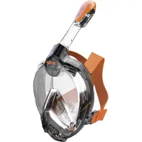 Seac Sub Libera +10 Junior Snorkeling Mask Oranje,Zwart XS-S Kinderen