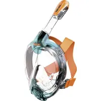 Seac Sub Snorkelmasker - Libera - Blauw/Oranje - - S/M - Duikmaskers