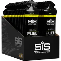 SIS (Science In Sport) Beta Fuel + Nootropics Apple 60ml Energy Gels Box Zwart