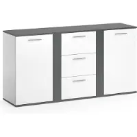 Vicco Novelli Dressoir – 40 x 80 cm met laden Antraciet