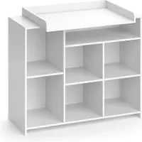 Vicco Oskar Commode – 113 x 100 cm met open vakken Wit