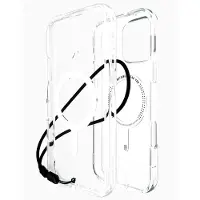 Bodyguardz Carve MagSafe iPhone 16 Pro Max Hoesje Met Koord Transparant