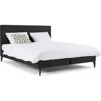 Maxi Boxspring Cisano met Silver Pocket Deluxe Foam matras - 120 x 200 cm - dark grey