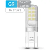 Modee Lighting LED Lamp G9 - 2.6W 2700K 320 LM 230V - LED Lamp insteek - Warm Wit - 16 stuks
