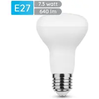 Modee Lighting E27 LED Lamp 7.3W - 640lm - 2700K - Warm Wit - LED Spot R63 - Vervangt 50W Halogeen Gloeilamp