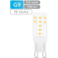 Modee Lighting LED Insteeklamp G9 Helder - 3.5W 350lm 6000K - Koudwit - Vervangt 35W - 16 stuks