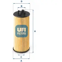 Ufi 25.185.00 Oliefilter