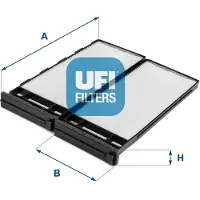 Ufi 53.258.00 Interieurfilter