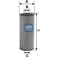 Ufi 25.131.00 Oliefilter