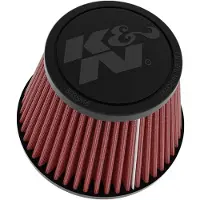 K&N Engineering K&N Universal Clamp-on Air Filter 2in Flange ID 5-3/16in Base 3-1/2in Top 3-11/16in Height w/ Vent