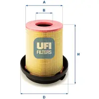 Ufi 27.383.00 Luchtfilter