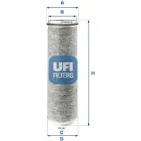 Ufi 27.390.00 Luchtfilter