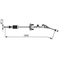 Bosch 1 987 482 798 Handremkabel