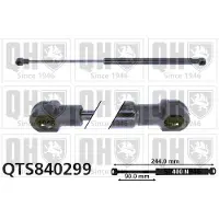 Quinton Hazell QTS840299 Gasveer motorkap