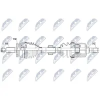 NTY NPW-HY-565 Aandrijfas