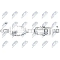 NTY NPW-BM-155 Aandrijfas