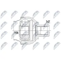 NTY NPW-ME-083 Homokineet reparatie set, aandrijfas
