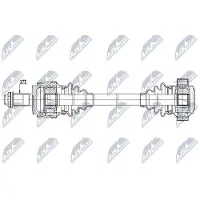 NTY Aandrijfas NPW-BM-148
