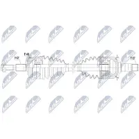 NTY NPW-CH-088 Aandrijfas