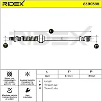 RIDEX 83B0388 Remslang