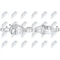 NTY NPW-NS-060 Aandrijfas