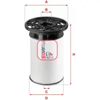 Sofima S 1076 NE Brandstoffilter
