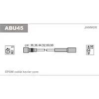 JANMOR ABU45 Bougiekabels