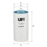 Ufi 24.163.00 Brandstoffilter