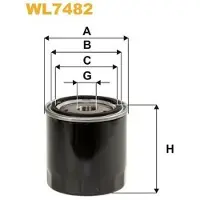 WIX FILTERS WL7482 Oliefilter