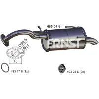 ERNST 695046 Einddemper