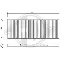 Diederichs DCI1004 Interieurfilter