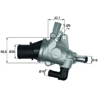 MAHLE ORIGINAL TI 154 88 Thermostaat, koelvloeistof