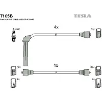 Tesla T105B Bougiekabels