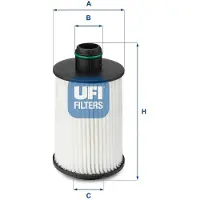 Ufi 25.088.00 Oliefilter