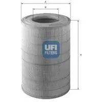 Ufi 27.358.00 Luchtfilter