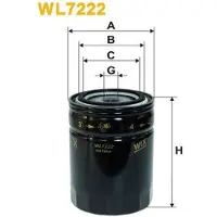 WIX FILTERS WL7222 Oliefilter