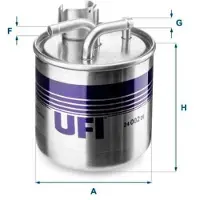 Ufi 23.109.00 Oliefilter
